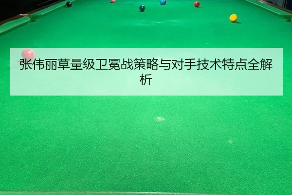 张伟丽草量级卫冕战策略与对手技术特点全解析